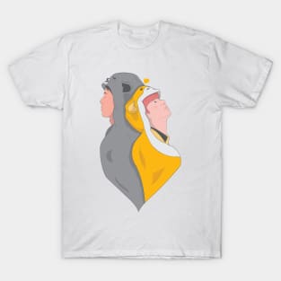 Monsta X Kihyun Shownu in bear kigurumis cute illustration kpop art T-Shirt